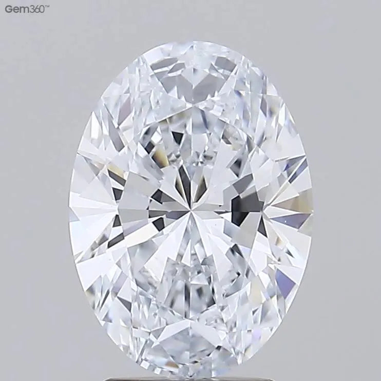 3.01ct Oval Lab Grown Diamond (Colour E, Clarity VS1, IGI Certified)