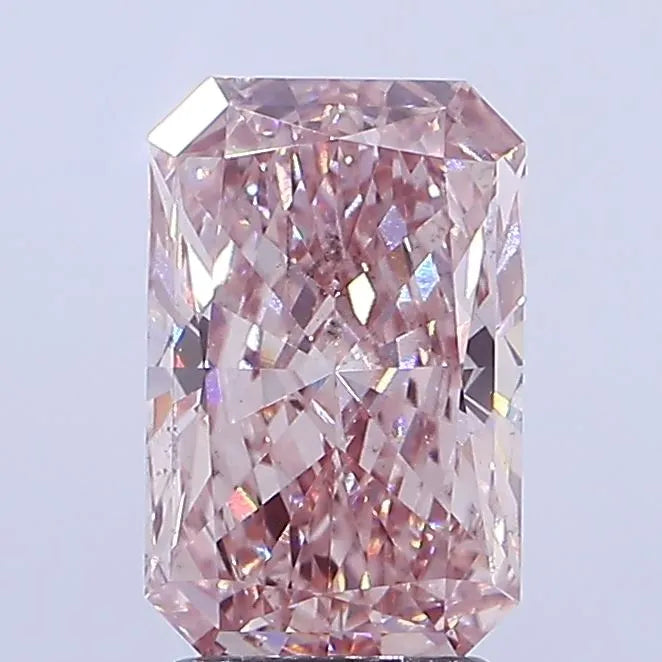 3.01ct Radiant Lab Grown Diamond (Colour Fancy Intense Pink, Clarity SI1, Uncertified)