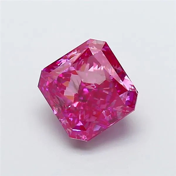 3.01ct Radiant Lab Grown Diamond (Colour Fancy Vivid Pink, Clarity VS2, Uncertified)