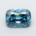 3.02ct Cushion brilliant Lab Grown Diamond (Colour Fancy Vivid Blue, Clarity VS2, IGI Certified)