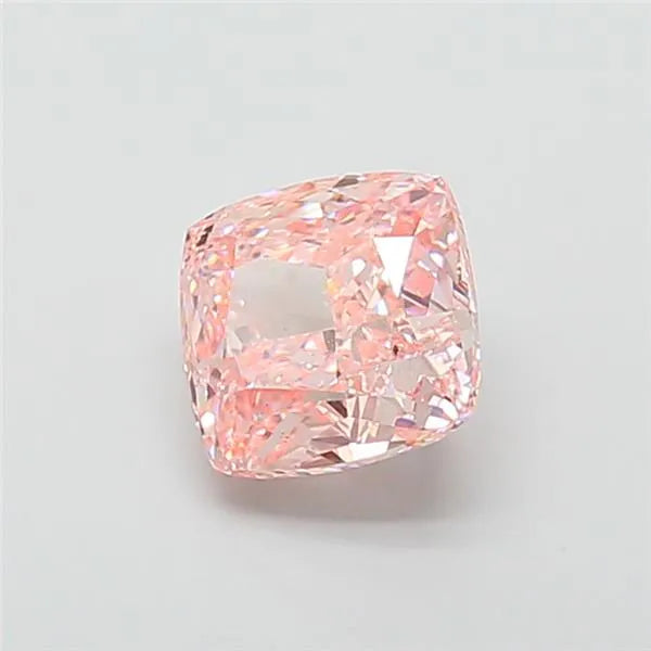 3.02ct Cushion modified Lab Grown Diamond (Colour Fancy Intense Pink, Clarity SI1, IGI Certified)