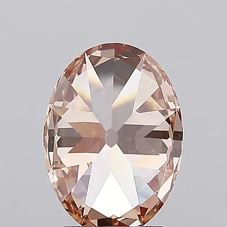 3.02ct Old miner Lab Grown Diamond (Colour Champagne, Clarity VS1, Uncertified)