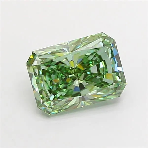 3.02ct Radiant Lab Grown Diamond (Colour Fancy Vivid Green, Clarity VS1, IGI Certified)