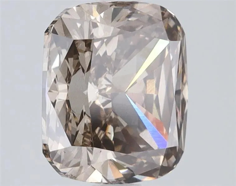 3.03ct Cushion modified Lab Grown Diamond (Colour Champagne, Clarity VS2, Cut EX, Uncertified)