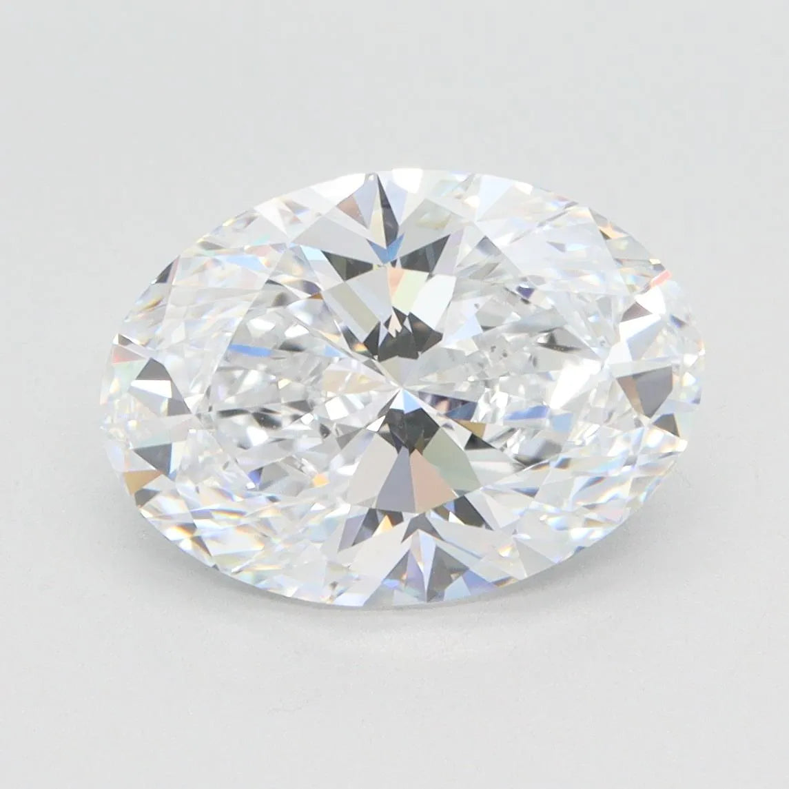 3.03ct Oval Lab Grown Diamond (Colour E, Clarity VS1, IGI Certified)