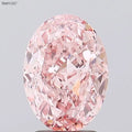 3.03ct Oval Lab Grown Diamond (Colour Fancy Intense Pink, Clarity VS2, IGI Certified)