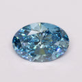 3.03ct Oval Lab Grown Diamond (Colour Fancy Vivid Blue, Clarity VS1, IGI Certified)