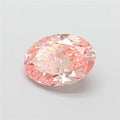 3.03ct Oval Lab Grown Diamond (Colour Fancy Vivid Pink, Clarity VS2, IGI Certified)