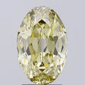 3.03ct Oval Lab Grown Diamond (Colour Fancy Yellow, Clarity VS1, IGI Certified)