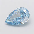 3.03ct Pear Lab Grown Diamond (Colour Fancy Vivid Blue, Clarity VS1, IGI Certified)
