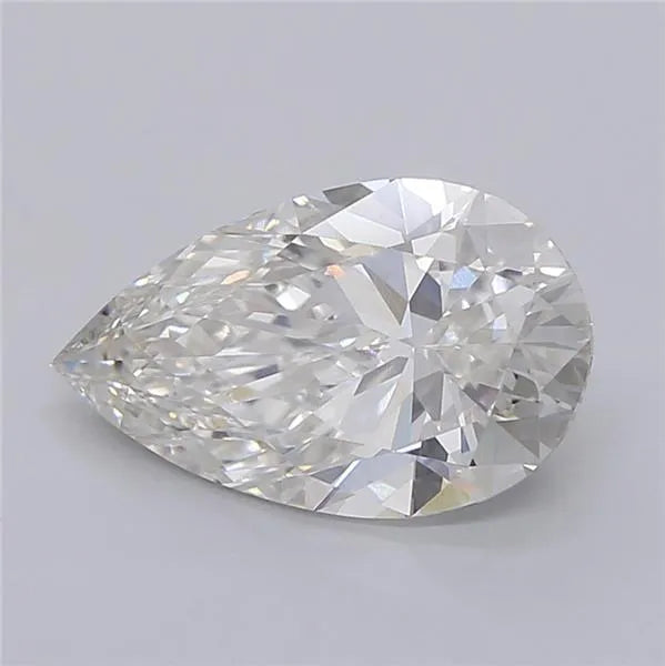 3.03ct Pear Lab Grown Diamond (Colour G, Clarity VVS2, IGI Certified)