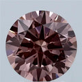 3.03ct Round Lab Grown Diamond (Colour Fancy Vivid Pink, Clarity VVS2, Cut ID, IGI Certified)