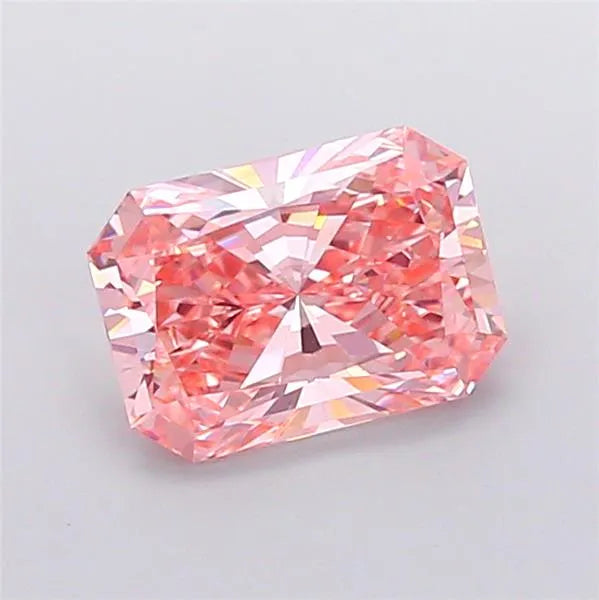 3.04ct Radiant Lab Grown Diamond (Colour Fancy Vivid Pink, Clarity VS1, IGI Certified)