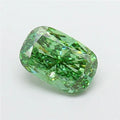 3.05ct Cushion modified Lab Grown Diamond (Colour Fancy Vivid Green, Clarity SI1, IGI Certified)