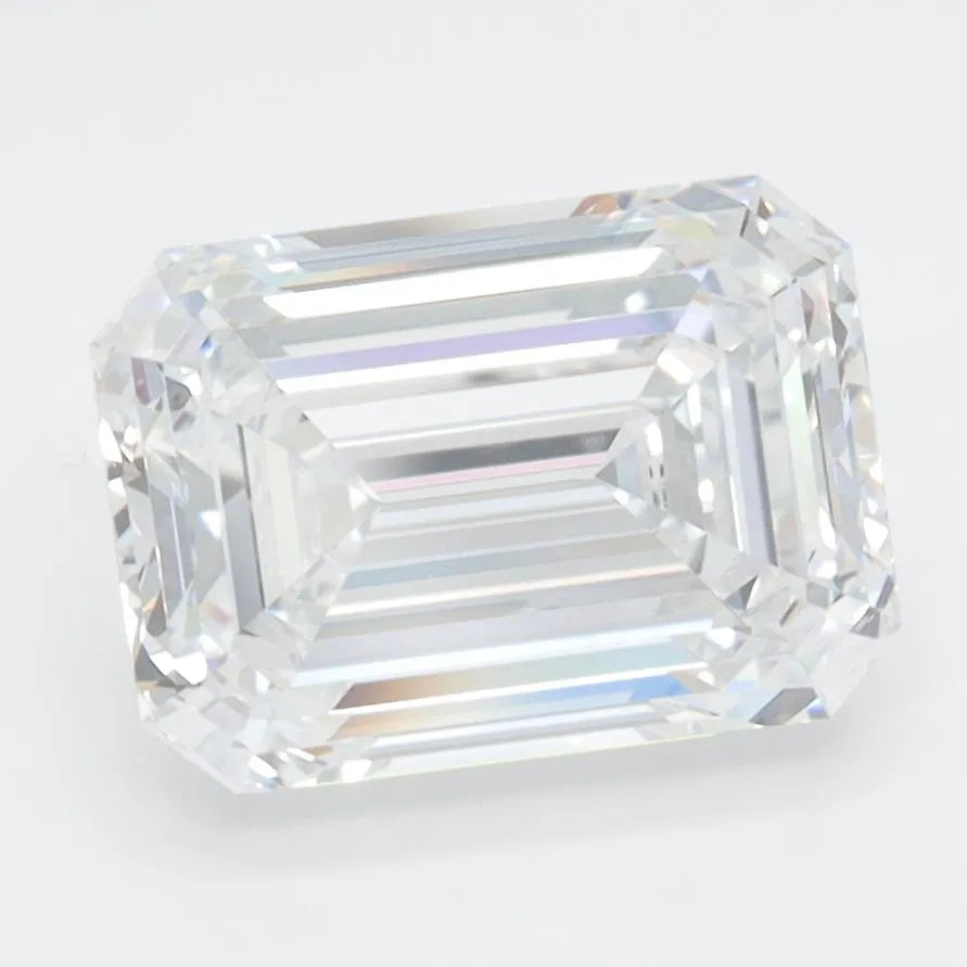 3.05ct Emerald Lab Grown Diamond (Colour D, Clarity VVS2, IGI Certified)