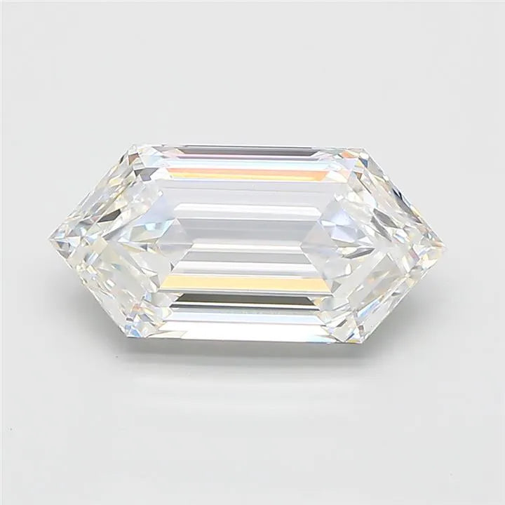 3.05ct Hexagonal Lab Grown Diamond (Colour E, Clarity VVS2, IGI Certified)