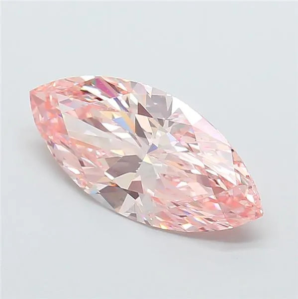 3.05ct Marquise Lab Grown Diamond (Colour Fancy Intense Pink, Clarity VS1, IGI Certified)