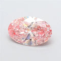 3.05ct Oval Lab Grown Diamond (Colour Fancy Vivid Pink, Clarity VS2, IGI Certified)