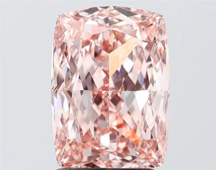 3.06ct Cushion modified Lab Grown Diamond (Colour Fancy Brown Pink, Clarity VVS2, IGI Certified)