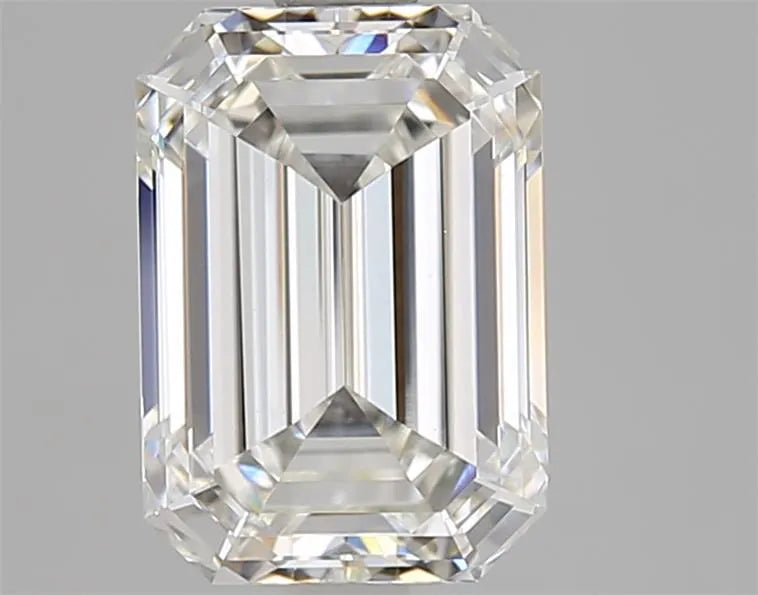 3.06ct Emerald Lab Grown Diamond (Colour G, Clarity VVS2, IGI Certified)