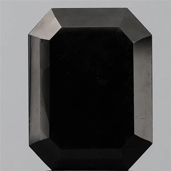 3.06ct Emerald Natural Diamond (Colour Black, Clarity VVS2, Cut EX, Uncertified)