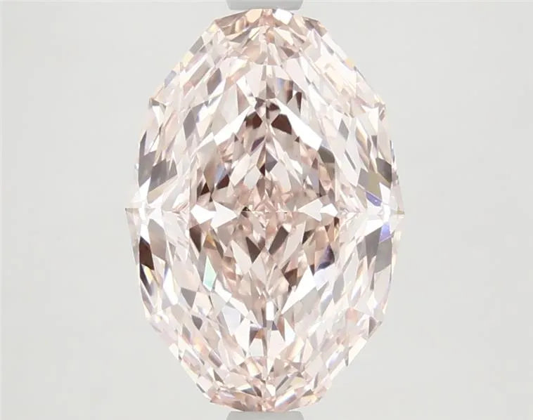 3.06ct Oval Lab Grown Diamond (Colour Fancy Intense Pink, Clarity VVS2, IGI Certified)