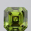 3.07ct Asscher Lab Grown Diamond (Colour Fancy Vivid Green, Clarity VVS1, IGI Certified)