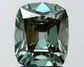 3.07ct Cushion Lab Grown Diamond (Colour Fancy Vivid Green, Clarity VVS2, IGI Certified)