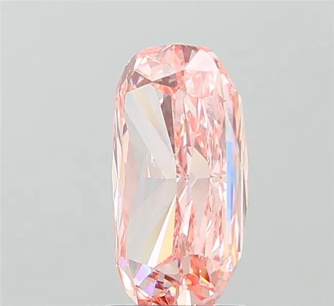 3.07ct Cushion modified Lab Grown Diamond (Colour Fancy Intense Pink, Clarity VS2, IGI Certified)