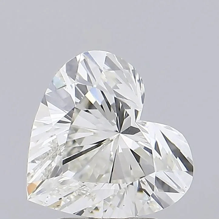 3.07ct Heart Lab Grown Diamond (Colour H, Clarity VVS2, IGI Certified)
