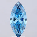 3.07ct Marquise Lab Grown Diamond (Colour Fancy Vivid Blue, Clarity VS2, IGI Certified)