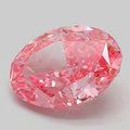 3.07ct Oval Lab Grown Diamond (Colour Fancy Vivid Pink, Clarity VVS2, IGI Certified)