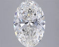 3.07ct Oval Lab Grown Diamond (Colour G, Clarity VVS2, IGI Certified)