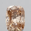 3.08ct Cushion modified Lab Grown Diamond (Colour Fancy Brown, Clarity VS1, IGI Certified)