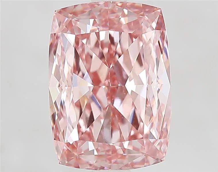 3.08ct Cushion modified Lab Grown Diamond (Colour Fancy Intense Pink, Clarity VVS2, IGI Certified)