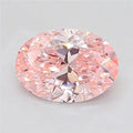 3.08ct Oval Lab Grown Diamond (Colour Fancy Vivid Pink, Clarity VS2, IGI Certified)
