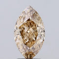 3.09ct Marquise Lab Grown Diamond (Colour Fancy Brown, Clarity VS1, IGI Certified)