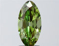 3.09ct Oval Lab Grown Diamond (Colour Fancy Vivid Green, Clarity VS1, IGI Certified)