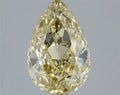 3.09ct Pear Lab Grown Diamond (Colour Fancy Yellow, Clarity VVS2, IGI Certified)