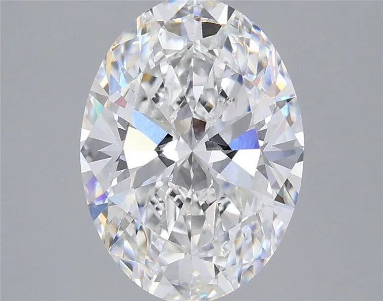 3.10ct Oval Lab Grown Diamond (Colour D, Clarity VVS2, IGI Certified)