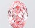3.10ct Oval Lab Grown Diamond (Colour Fancy Vivid Pink, Clarity VS1, IGI Certified)