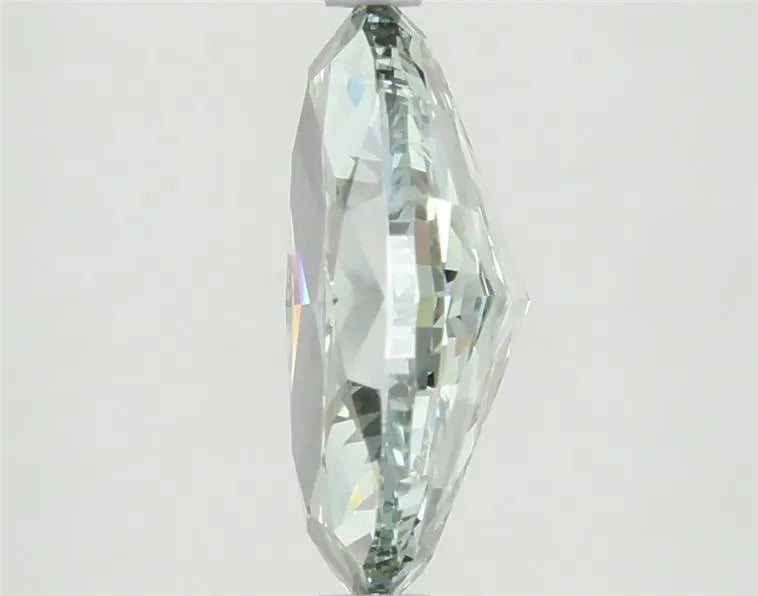3.11ct Oval Lab Grown Diamond (Colour Fancy Vivid Green, Clarity VS1, Uncertified)