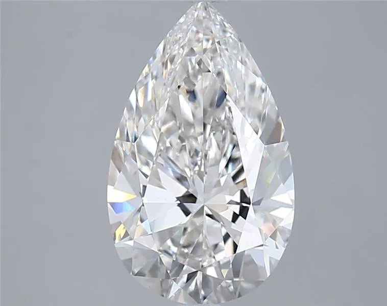 3.11ct Pear Lab Grown Diamond (Colour F, Clarity VVS2, IGI Certified)
