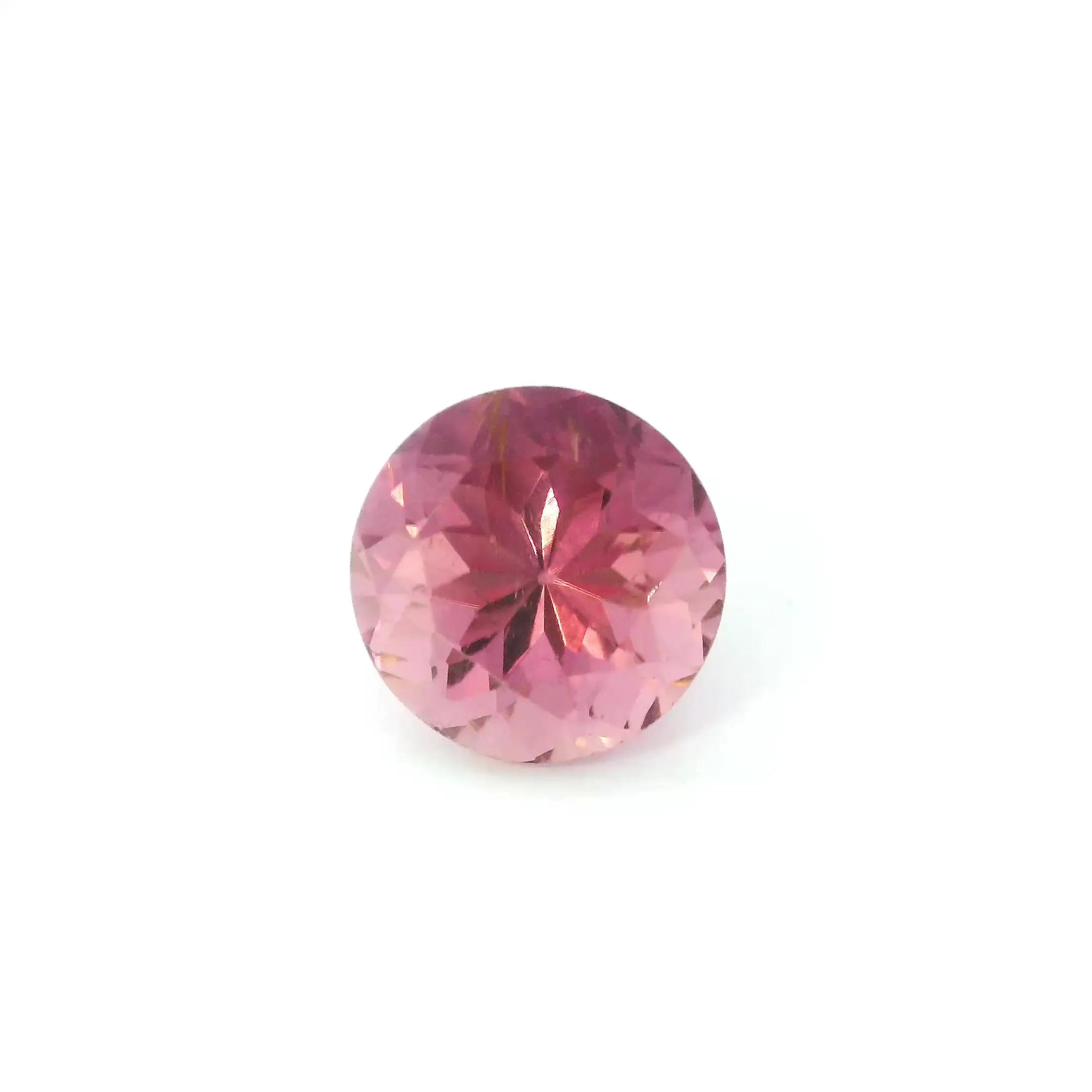 3.15ct Round Natural Tourmaline (Colour Pink, Clarity Slightly Included, Cut Faceted)