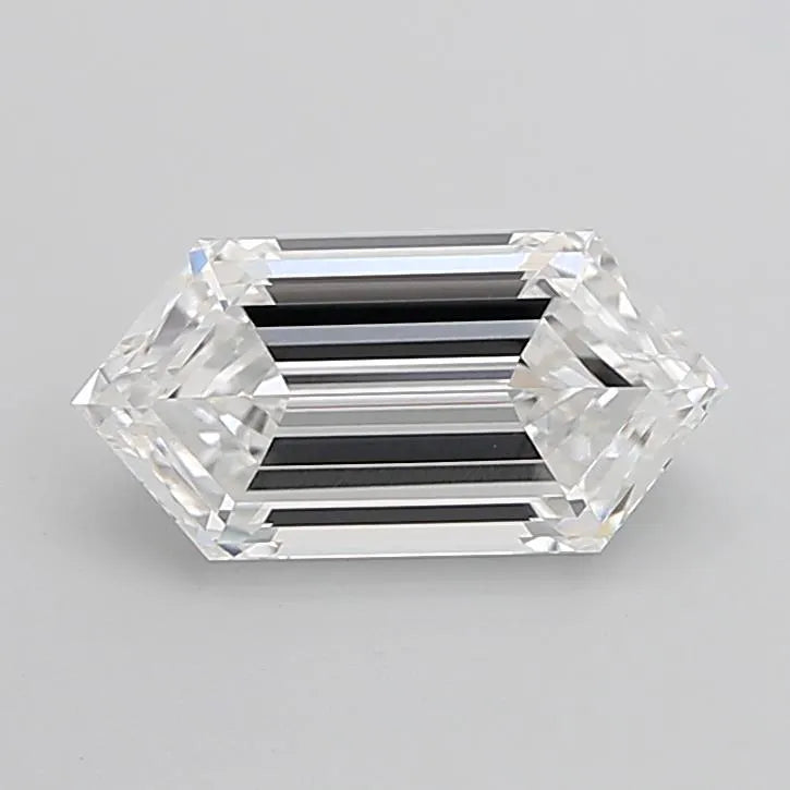 3.16ct Hexagonal Lab Grown Diamond (Colour E, Clarity VVS2, IGI Certified)