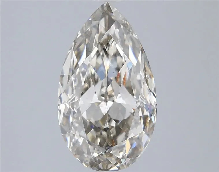 3.17ct Pear Lab Grown Diamond (Colour Gray, Clarity VS2, Cut EX, Uncertified)