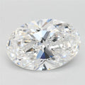 3.19ct Oval Lab Grown Diamond (Colour D, Clarity IF, IGI Certified)