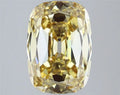 3.20ct Old miner Lab Grown Diamond (Colour Fancy Vivid Yellow, Clarity VS2, Cut EX, Uncertified)