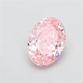 3.20ct Oval Lab Grown Diamond (Colour Fancy Vivid Pink, Clarity VS1, IGI Certified)