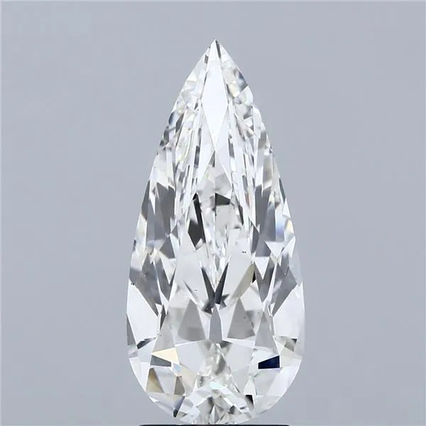 3.20ct Pear Lab Grown Diamond (Colour G, Clarity VS2, IGI Certified)